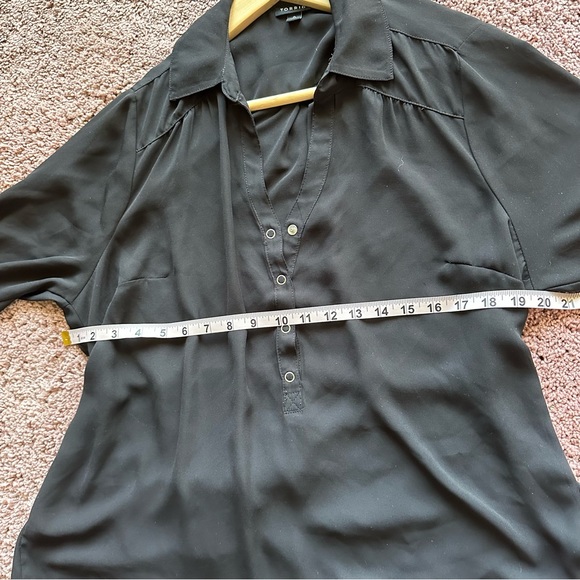 Torrid Harper georgette 3/4 sleeve - Picture 6 of 8
